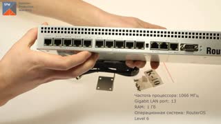 Видеообзор маршрутизатора MikroTik RB1100AHx2