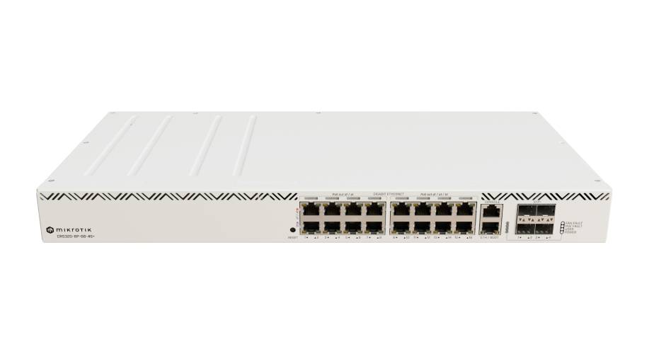 Коммутатор MikroTik с поддержкой стандартов POE Коммутатор CRS320-8P-8B-4S+RM